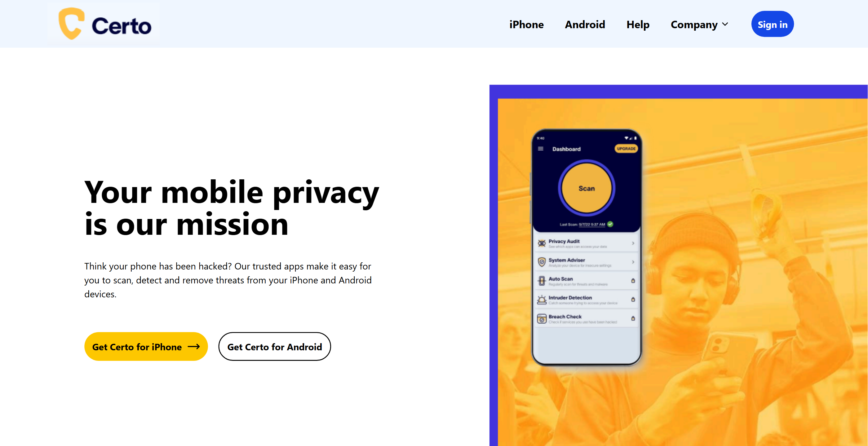 Certo Website Design Image